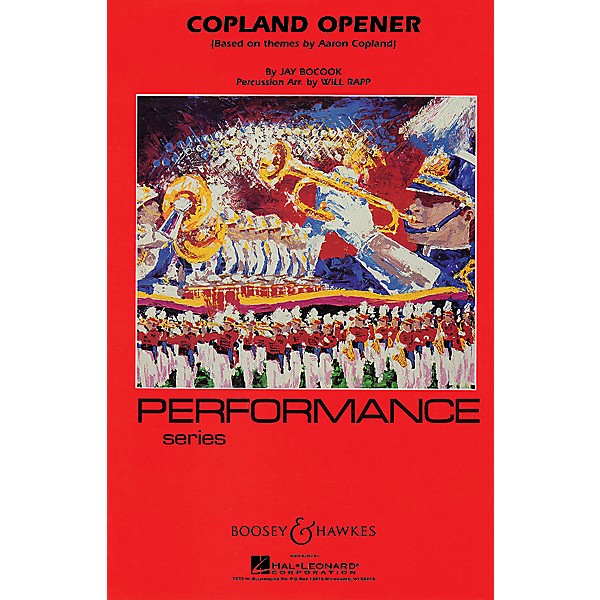 Hal Leonard Copland Opener - Full Score Concert Band Composed by Jay Bocook Arranged by Will Rapp