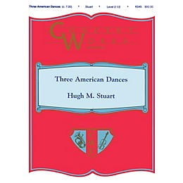 Shawnee Press Three American Dances Concert Band Level 2 1/2 Composed by H. Stuart