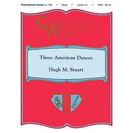 Shawnee Press Three American Dances Concert Band Level 2 1/2 Composed by H. Stuart