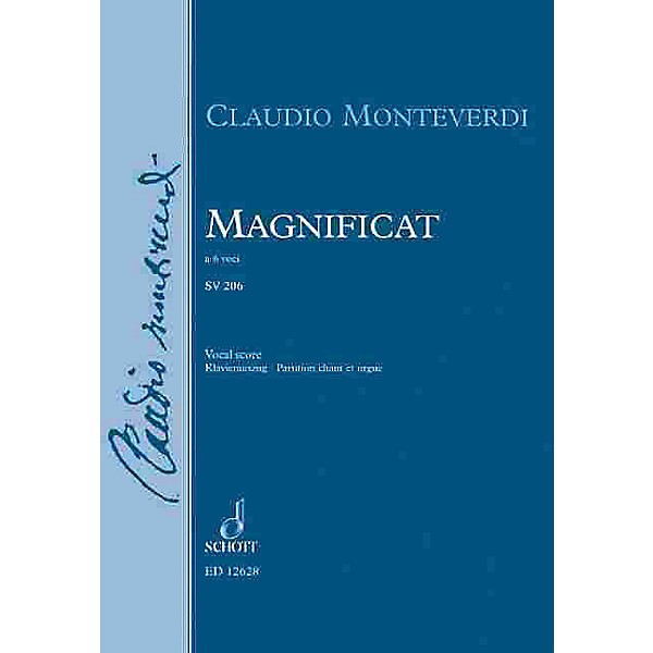 Schott Magnificat A 6 Vocal Score Schott Series
