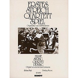 Schott First String Quartet Playing Score Schott Series