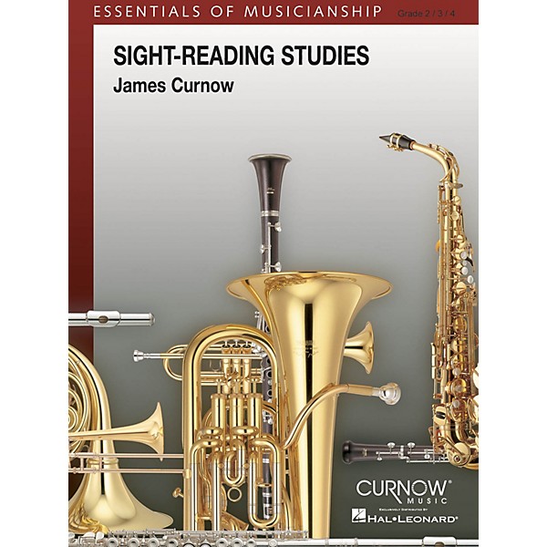 Curnow Music Sight-Reading Studies (Grade 2 to 4 - Score Only) Concert Band Level 2-4 Arranged by James Curnow