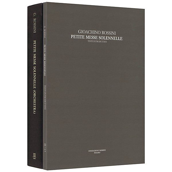 Ricordi Petite Messe Solennelle Rossini Critical Edition Series III, Vol. 5 Hardcover by Rossini