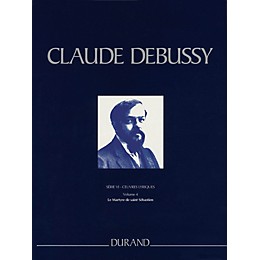 Editions Durand Le Martyre de saint Sébastien Critical Ed Full Sc, Hardbound by Debussy Edited by Boulez