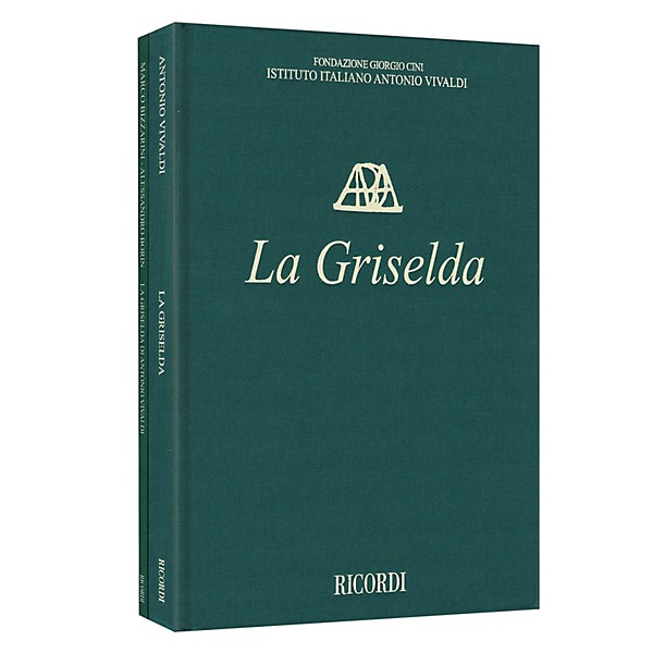 Ricordi La Griselda RV 718 - Critical Edition of the Works of Vivaldi Hardcover Edited by Alessandro Borin