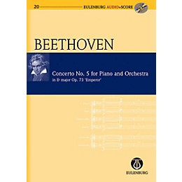 Eulenburg Piano Concerto No. 5 in Eb Major Op. 73 Emperor Concerto Eulenberg Audio plus Score by Beethoven