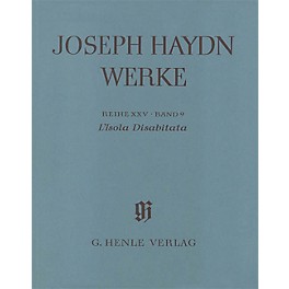 G. Henle Verlag L'isola Disabitata - Azione Teatrale HOB.XXVIII:9 Henle Complete Ed by Haydn Edited by Günter Thomas