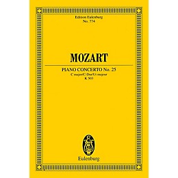 Eulenburg Piano Concerto No. 25 in C Major, K. 503 Schott by Mozart Arranged by Friedrich Blume