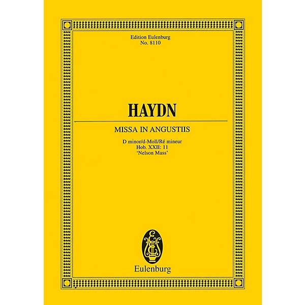 Eulenburg Missa in Angustiis ('Nelson Mass') Study Score Series Softcover Composed by Joseph Haydn