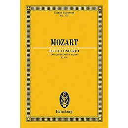 Eulenburg Flute Concerto in D Major, K. 314 Schott by Mozart Arranged by Rudolf Gerber