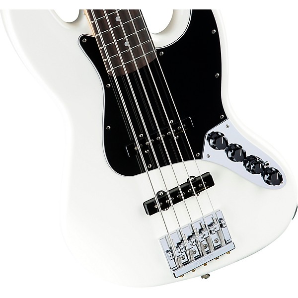 ベース fender mexico deluxe active jazz bass v Fender Deluxe Active Jazz Bass V - Surf Pearl with Pau Ferro