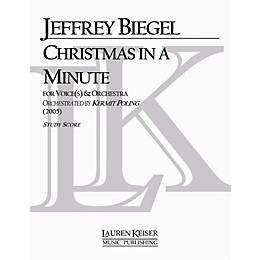 Lauren Keiser Music Publishing Christmas in a Minute (Soloist and Orchestra) LKM Music Series Composed by Jeffrey Biegel