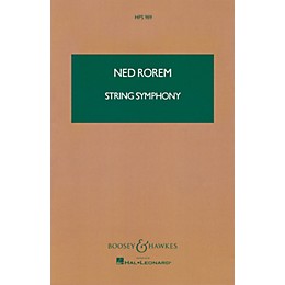 Boosey and Hawkes String Symphony (Study Score) Boosey & Hawkes Scores/Books Series Composed by Ned Rorem