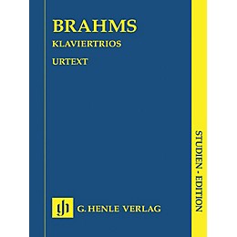 G. Henle Verlag Piano Trios (Study Score) Henle Study Scores Series Softcover Composed by Johannes Brahms