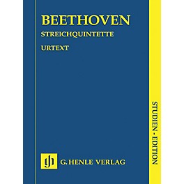 G. Henle Verlag String Quintets (Study Score) Henle Study Scores Series Softcover Composed by Ludwig van Beethoven