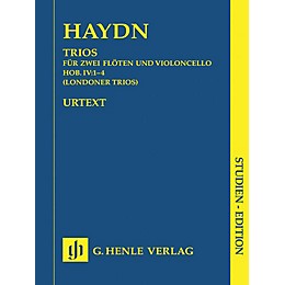 G. Henle Verlag London Trios Hob.IV:1-4 (Study Score) Henle Study Scores Series Softcover Composed by Joseph Haydn