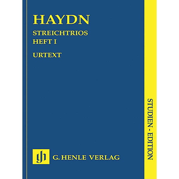 G. Henle Verlag String Trios - Volume 1 (Study Score) Henle Study Scores Series Softcover Composed by Joseph Haydn
