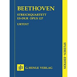 G. Henle Verlag String Quartet E Flat Major Op. 127 Henle Study Scores Series Softcover Composed by Ludwig van Beethoven