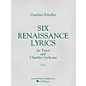 Associated 6 Renaissance Lyrics (1962) (Study Score) Misc Series Composed by Gunther Schuller thumbnail