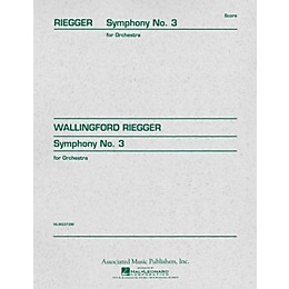 Associated Symphony No. 3, Op. 42 (Study Score) Study Score Series Composed by Wallingford Riegger
