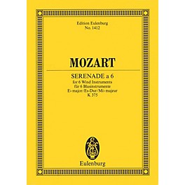 Eulenburg Serenade for 6 Wind Instruments in E-flat Major, K.375 Study Score Series by Wolfgang Amadeus Mozart