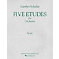 Associated 5 Etudes for Orchestra (1966) (Study Score) Study Score Series Composed by Gunther Schuller thumbnail