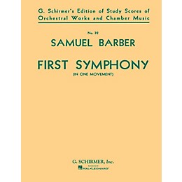 G. Schirmer Symphony No. 1, Op. 9 (Study Score) Study Score Series Composed by Samuel Barber
