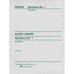 Associated Symphony No. 1 (Study Score) Study Score Series Composed by Elliott Carter