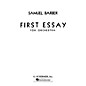 G. Schirmer First Essay for Orchestra (Study Score) Study Score Series Composed by Samuel Barber thumbnail