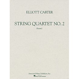 Associated String Quartet No. 2 (1959) (Study Score) Study Score Series Softcover Composed by Elliott Carter