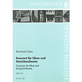 Sikorski Concerto for Oboe and String Orchestra Woodwind Solo by Reinhold Glière Arranged by Julian Yu