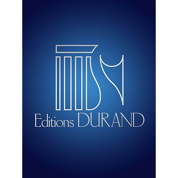 Editions Durand Dernier Poème (Voice and Piano) Editions Durand Series Composed by Francis Poulenc