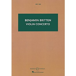 Boosey and Hawkes Violin Concerto, Op. 15 Boosey & Hawkes Scores/Books Series Composed by Benjamin Britten