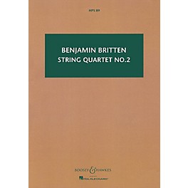 Boosey and Hawkes String Quartet No. 2, Op. 36 Boosey & Hawkes Scores/Books Series Composed by Benjamin Britten