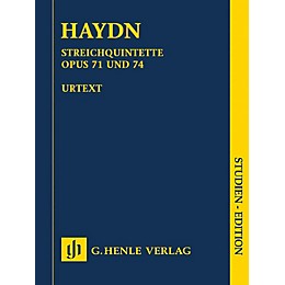 G. Henle Verlag String Quartets, Vol. IX, Opus 71 and 74 Henle Study Scores by Haydn Edited by Saslav, Feder