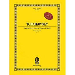 Eulenburg Variations on a Rococo Theme (Original Version), Op. 33 Orchestra Softcover by Pyotr Il'yich Tchaikovsky