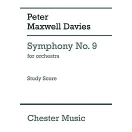 Chester Music Symphony No. 9 for Orchestra Music Sales America Series Softcover Composed by Peter Maxwell Davies