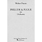 Associated Prelude and Fugue for Orchestra (Full Score) Study Score Series Composed by Walter Piston thumbnail