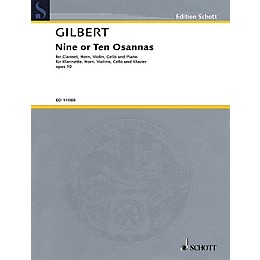 Schott 9 or 10 Osannas Op. 10 Schott Series Composed by Anthony Gilbert