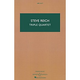 Boosey and Hawkes Triple Quartet Boosey & Hawkes Scores/Books Series Composed by Steve Reich