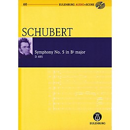 Eulenburg Symphony No 5 in B-flat Major D 485 Eulenberg Audio plus Score w/ CD by Schubert Edited by Richard Clarke