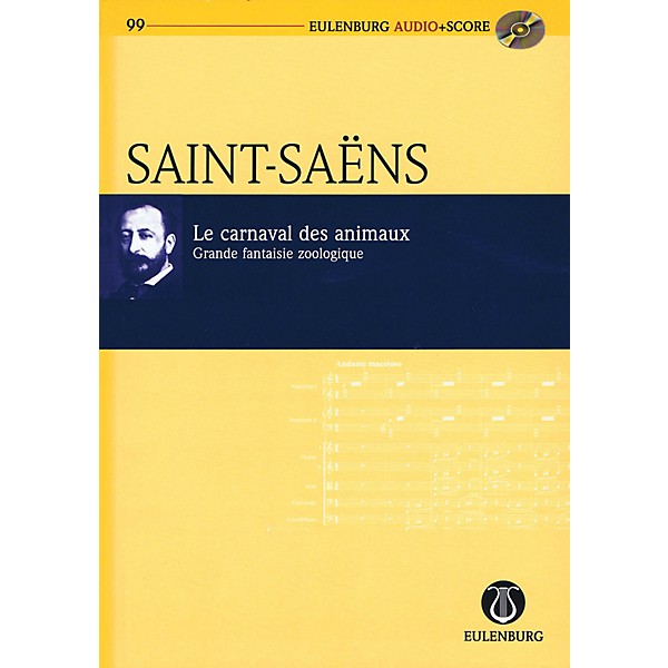 Eulenburg Le carnaval des animaux {Grande fantaisie zoologique] Study Score W/ CD by Camille Saint-Saens