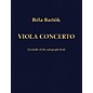 Bartók Records and Publications Concerto for Viola and Orchestra (Facsimile Edition of the Autograph Draft) Score Series by Bela Bartok thumbnail