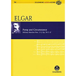 Schott Pomp and Circumstance, Op. 39/1-5 Study Score Series Softcover with CD Composed by Edward Elgar