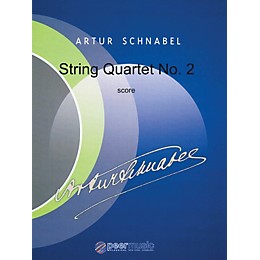 Peer Music String Quartet No. 2 Peermusic Classical Series Composed by Artur Schnabel