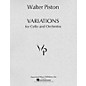Associated Variations for Cello and Orchestra (1966) (Full Score) Study Score Series Composed by Walter Piston thumbnail