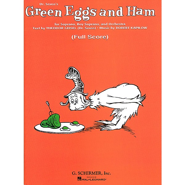 Positive Grid Green Eggs and Ham (Dr. Seuss) (Full Score) Study Score Series Composed by Robert Kapilow