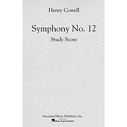 Associated Symphony No. 12 (Full Score) Study Score Series Composed by Henry Cowell