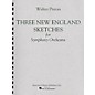 Associated Three New England Sketches (Full Score) Study Score Series Composed by Walter Piston thumbnail