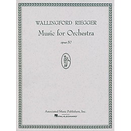 Associated Music for Orchestra, Op. 50 (Full Score) Study Score Series Composed by Wallingford Riegger